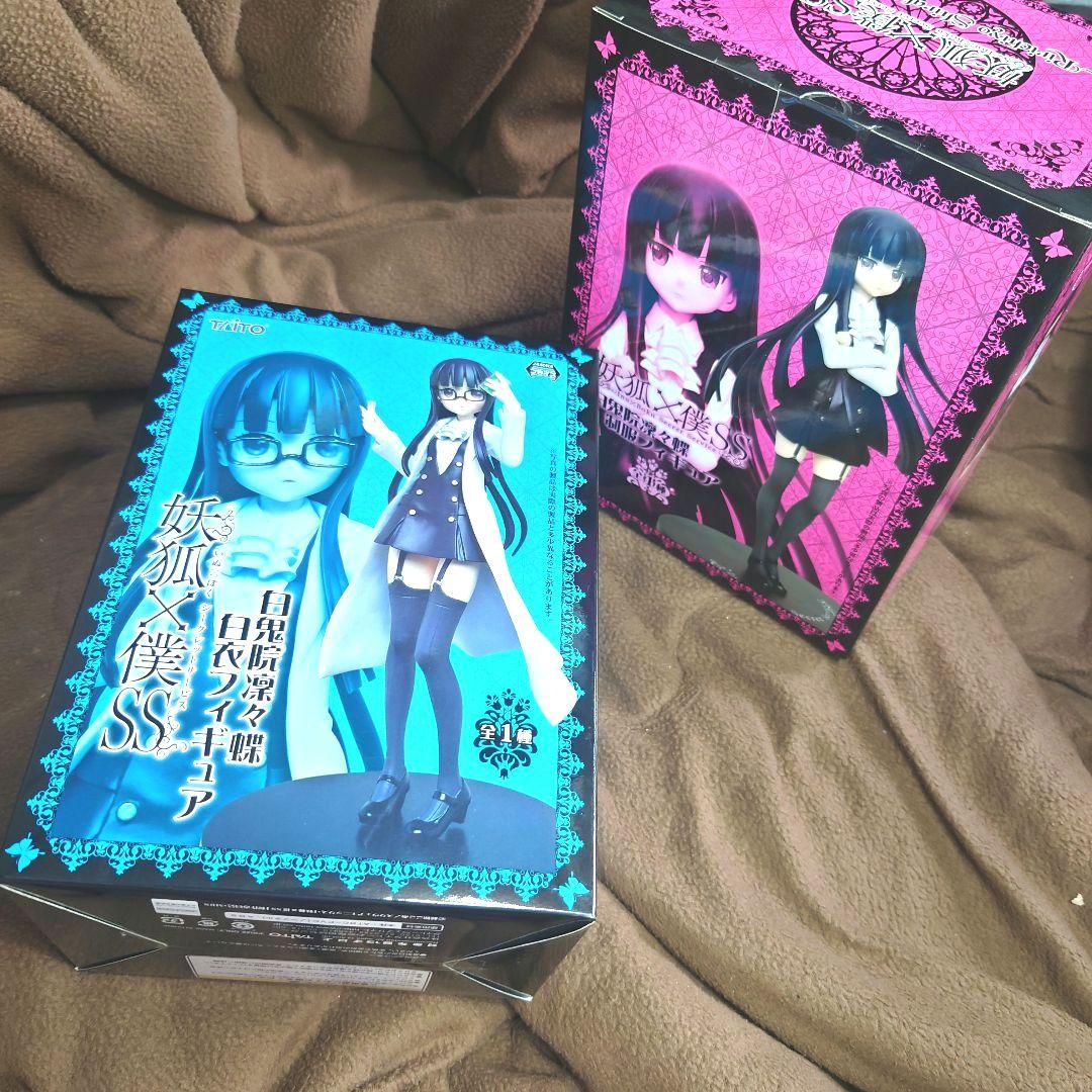 

[USED] Inu x Boku SS 2-piece set of Shirakiin Ririchiyo uniform figure and white coat figure, shipping included