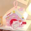 Portable Money Box Mushroom House Piggy Bank Creative Coin Saving Box  Gift