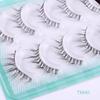 Transparent Terrier 5 Packs L-Shaped False Eyelashes Natural Comic Barbie Eyelashes Little Demon Eyelashes