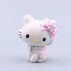 Sanrio 4Cm Figure Hello Kitty Cat Elves Keychain Anime Doll Kawaii Diy Decoration Christmas Gifts For Proposal Girl Children