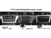 Carbon Fiber Console Stickers for 14-18 Lavida Interior Modification