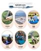 Lightweight TPU Inflatable Camping Mat - Portable, Moisture-Proof Air Cushion for Outdoor Tents
