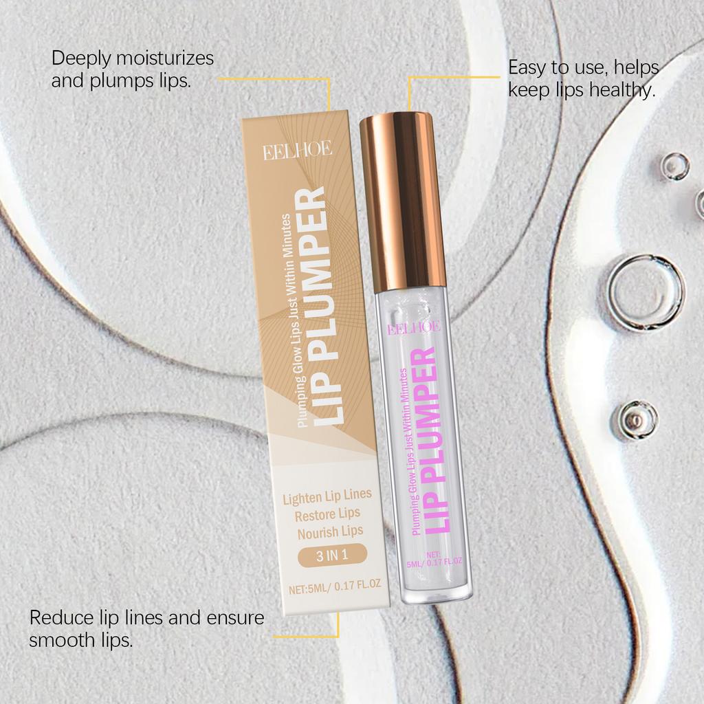 Feuchtigkeitsspendendes Lippenöl Tiefenwirksam Pflegend Aufhellende Lippen Reduzierung von Lippenfältchen Verbesserung der Lippenhautglätte Mehrzweck-Lippenstift
