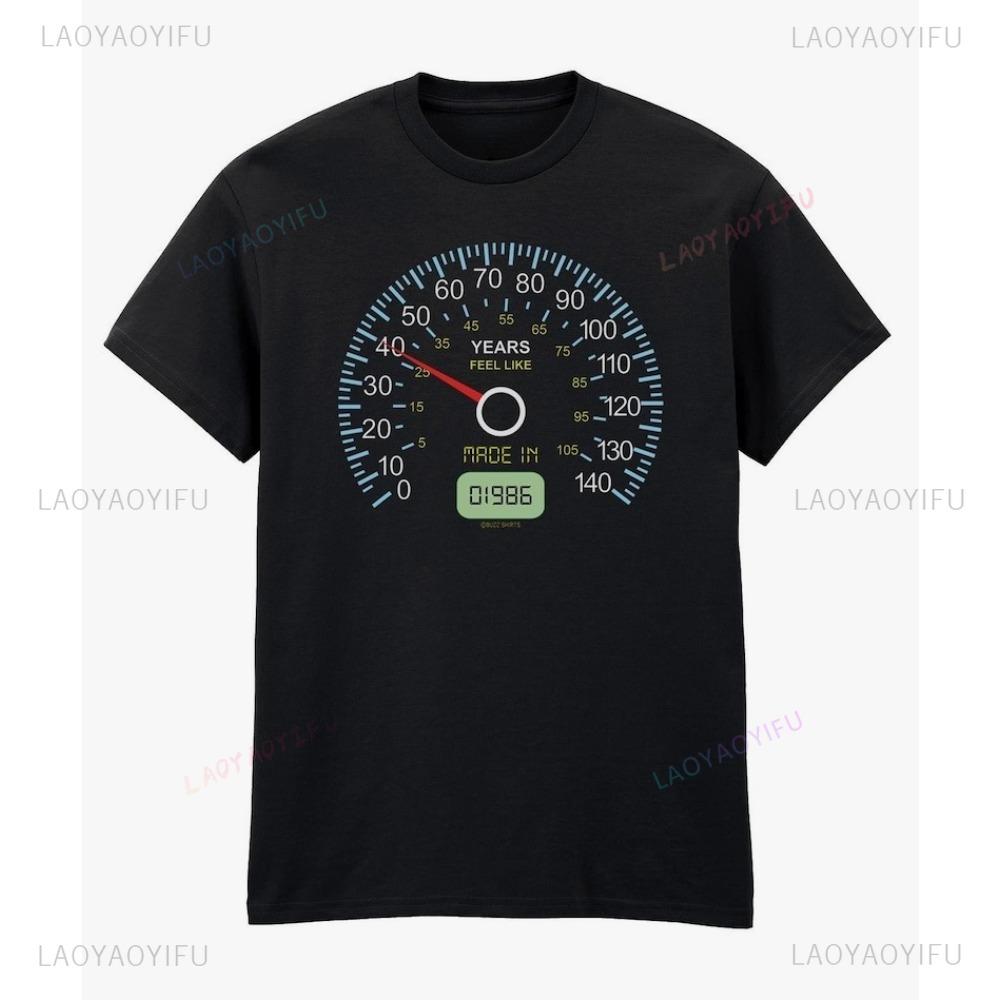 Vintage Speedometer 1986 Feel Like 48 Years T-shirt S