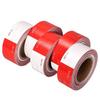 Reflective Safety Stickers: Pet & Vehicle Warning Strips, Red & White