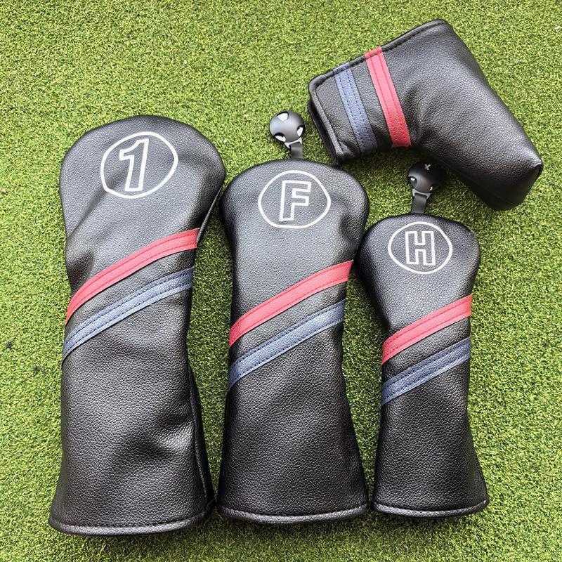 Simple Golf Club Headcovers: Protective Sleeves for Wood, Hybrid, Putter, and Driver