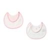 Miki House Nursing Bib Set Perfect for Breastfeeding and Made In for Boys and Baby and Preparing for (2 Bibs), Weaning, Water-Repellent, Japan, Girls,