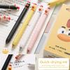 Cute Chicken Click Pen Stress Relief Fidget Toy Exam Must Have 0.5mm Fast-Drying Ink Gel Pen for School Office Back To School