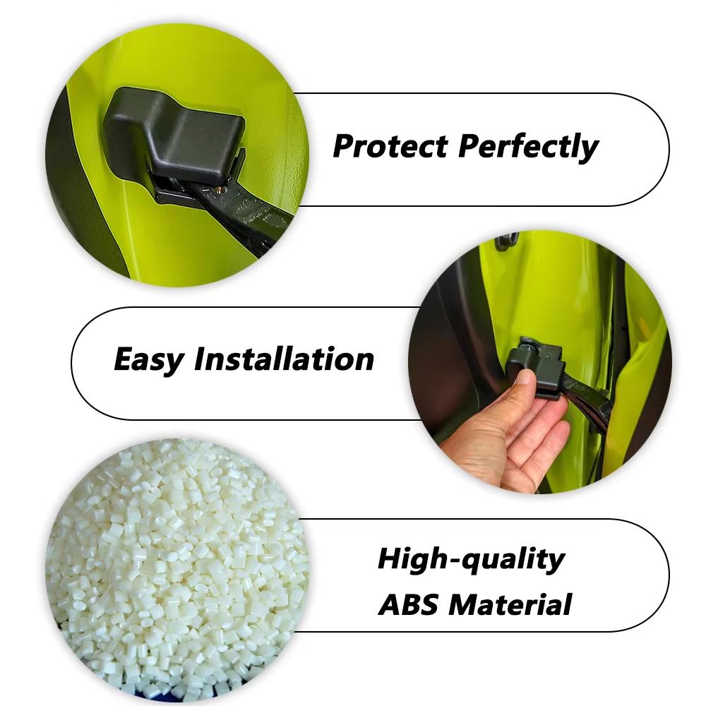 Car Door Limiter Keyhole Cover Trim Tailgate Screw Heating Wire Protector for Suzuki Jimny JB64 JB74 2019-2026 Parts Accessories