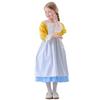 Halloween costume, European medieval pastoral maid cos romantic French farm manor little girl dress