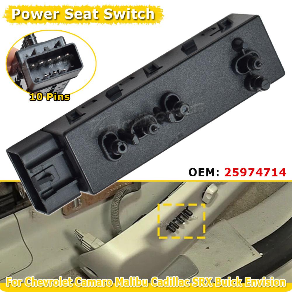 25974714 25974715 New Front Left/Right Power Seat Switch Driver Side Power Seat adjustment Switch For Chevrolet Camaro 2010-2015 Front Left