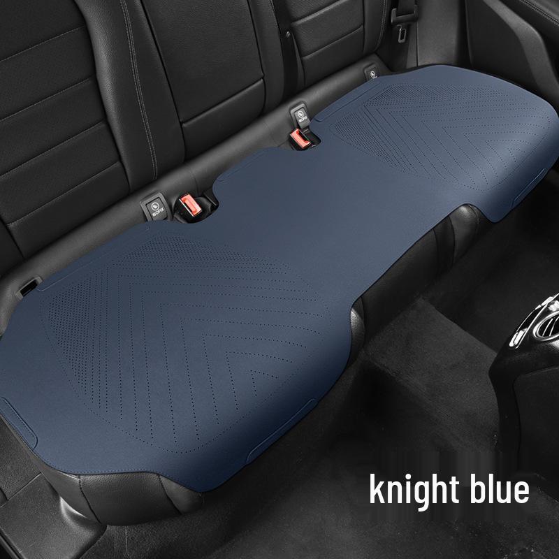 Universal Suede Car Seat Cushion Set - All-Season, Three-Piece, Summer-Ready, Thin Cushion with Lumbar Support.