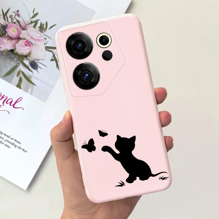 Phone Cover For Tecno Camon 20 Pro 4G 5G Case Soft Silicone Love Heart Jelly Capa For Tecno Camon 20 Premier 20Pro Camon20 Funda