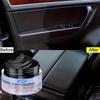 Plastic Refurbishment Polish Paste 30g, Car Interior Dashboard Trim Restorer Wax, Deep Black Shine & UV Protection for Faded Bumper Door Panels