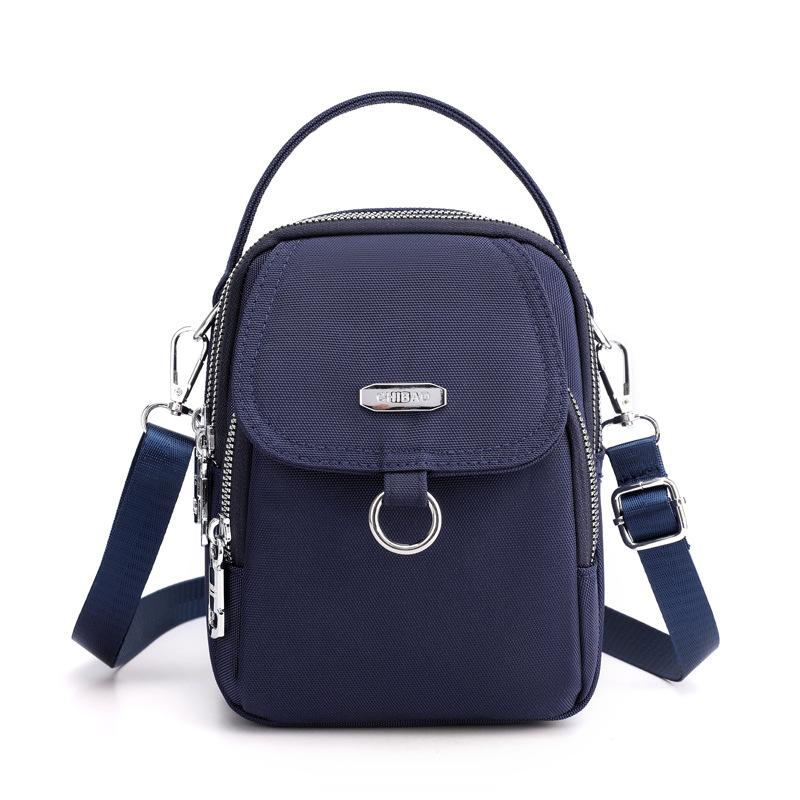 Female Oxford Cloth Multi Pocket Crossbody Bag