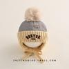 Autumn Winter Korean Style Warm Ear Protection Knit Hat for Infants & Toddlers