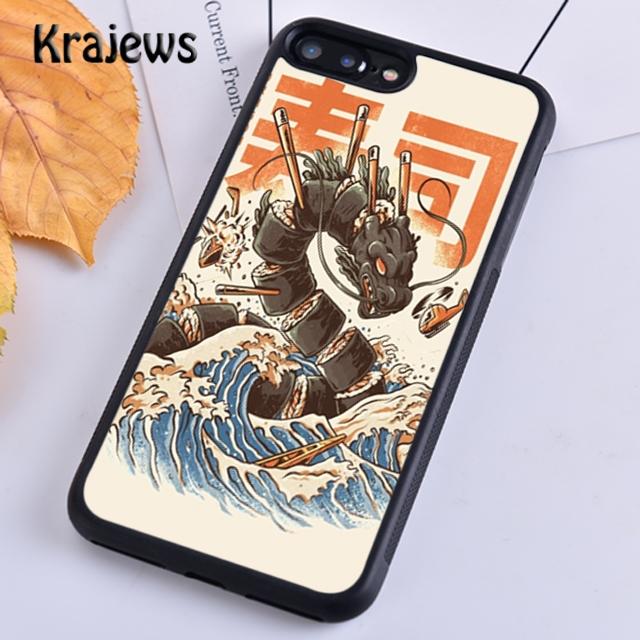 Kawaii Sushi Stack Phone Case Cover For iPhone 17 Air 16 15 14 plus 12 13 pro max coque Shell Fundas
