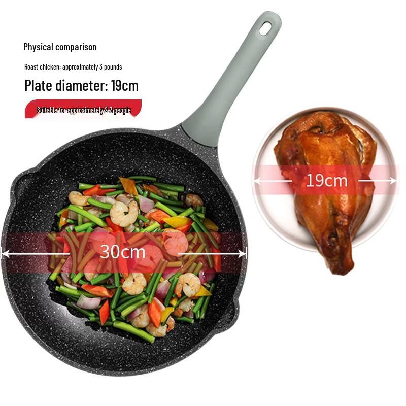 COOKER KING 30cm Maifan Stone Non-stick Wok
