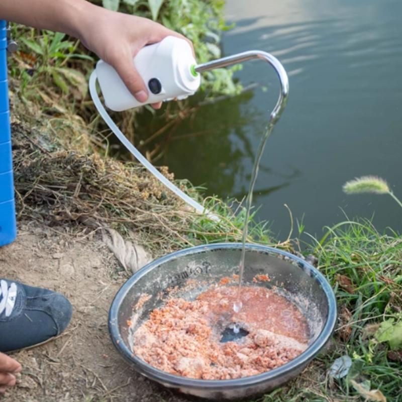 Fishing Tap Fishing Oxygen Pump Tool, Fishing Water Tap with LED Light, Fish Aquarium Air Pumps, Water Oxygen Air Pumps