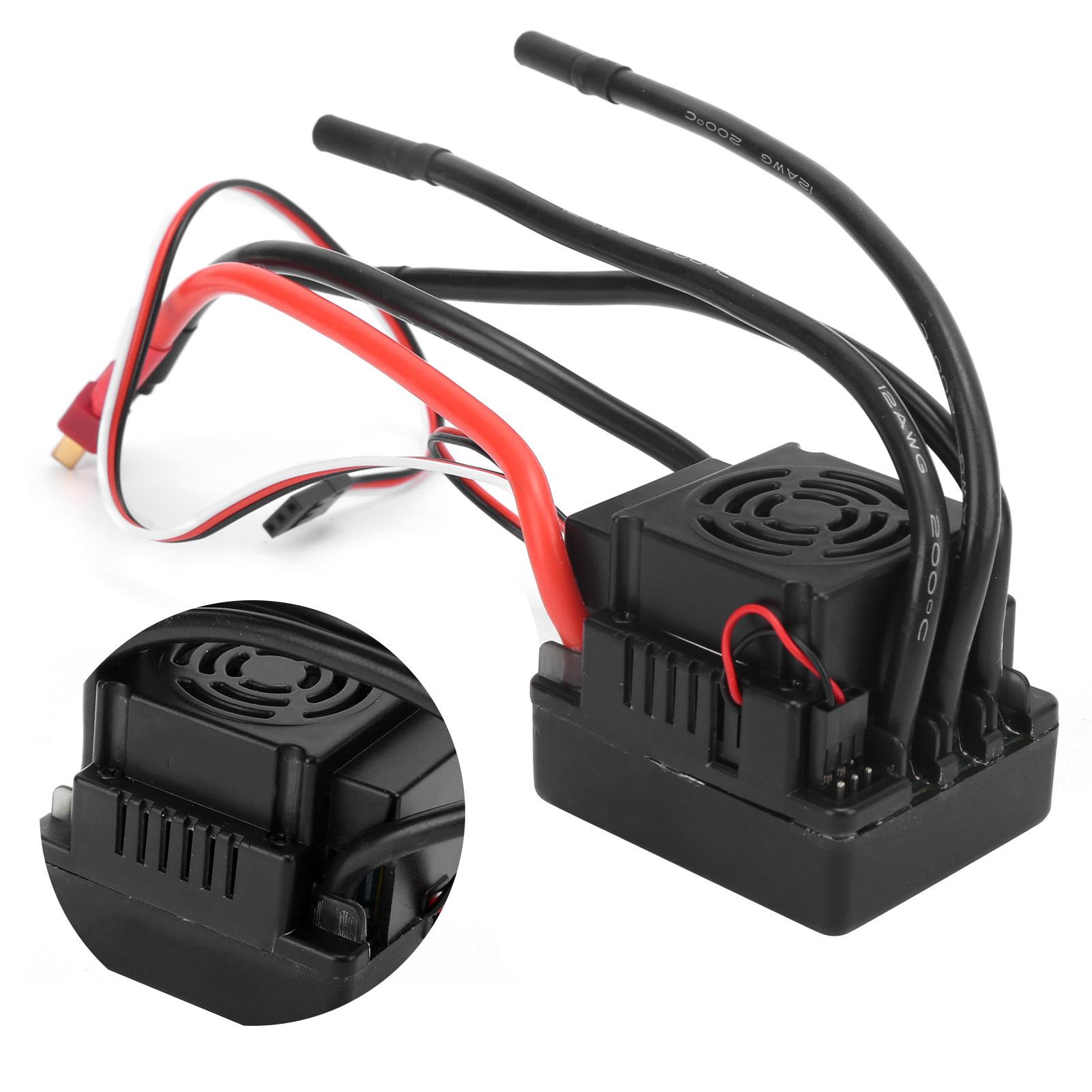 

RC 120A Brushless Waterproof Electronic Speed Controller ESC for 1/8 1/10 RC Car