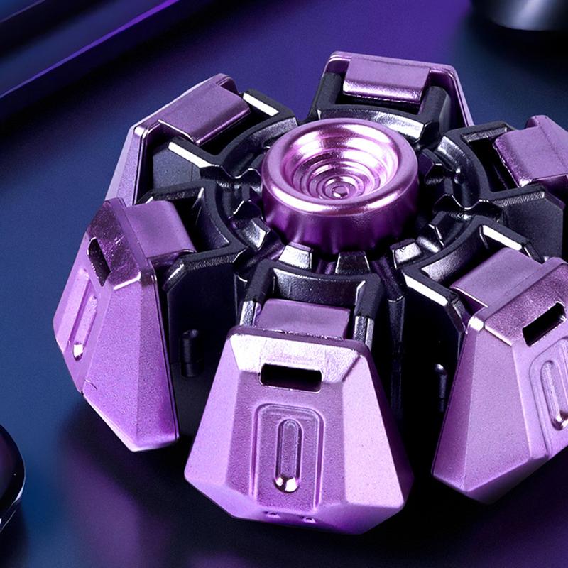Spinner Explosive Mechanical Explosive Fingertip Gyro Toy Decompression Deformation Finger Gyro