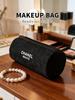 Borsa da Trucco Cilindrica CHANEL BEAUTÉ Nera, Astuccio Cosmetico a Zip Stile Penna, Accessorio Bellezza Marca di Lusso