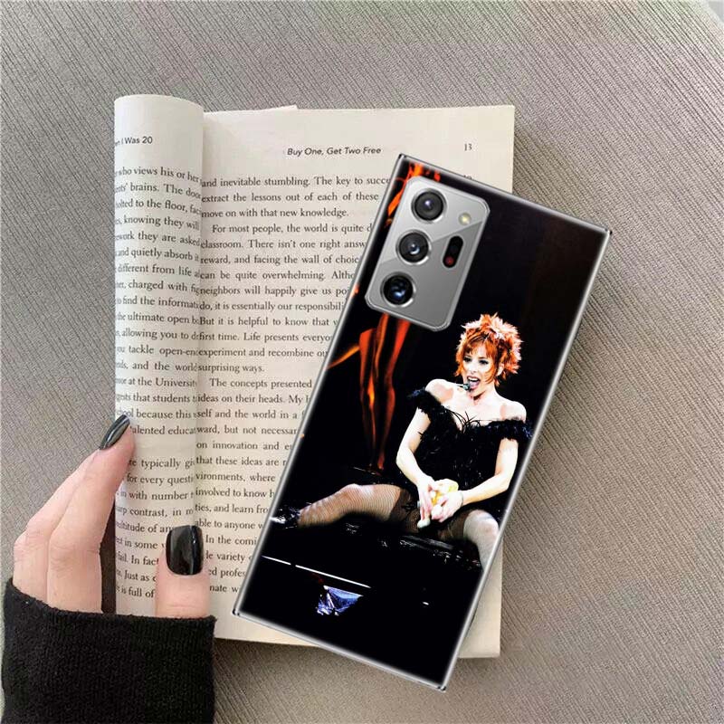 

Чехол для телефона Mylene Farmer для Samsung Galaxy S25 Edge S24 S23 FE S22 S26 Ultra S21 S20 S10 Plus Capa Мягкий Samsung S21 Ultra