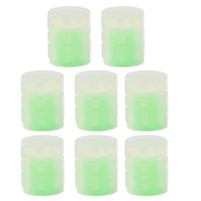 Glow In The Dark Tire Valve Caps Universal Tire Valve Stem Covers for Car Truck SUV Motorcycle Night Safety Lights Dustproof Tire Accessories