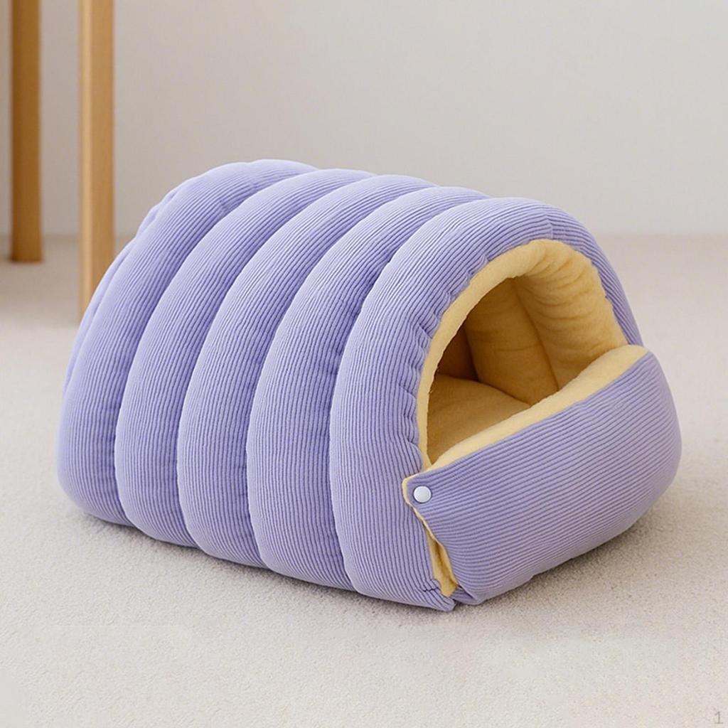 Bed Pet House Removable Hideaway Comfortable Soft Cat Nest for Indoor Cats Sleeping Resting