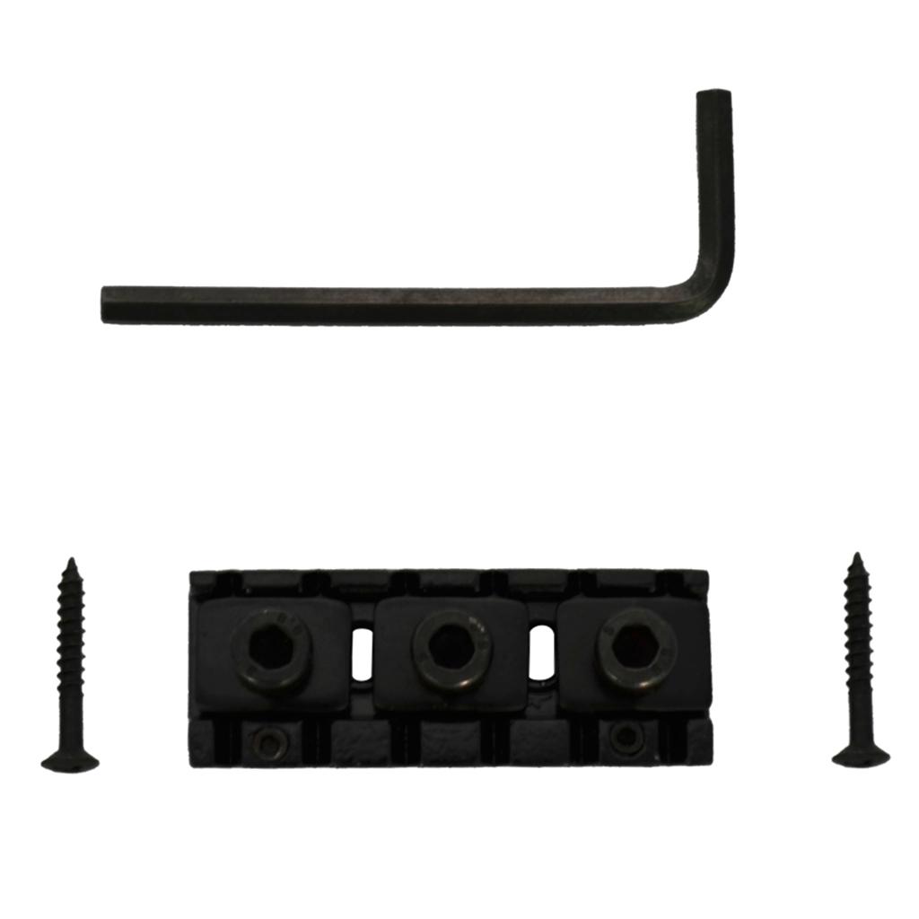 6pcs Gitarrenrollen Sattelbrücke Saiten für E-Gitarre-Silber