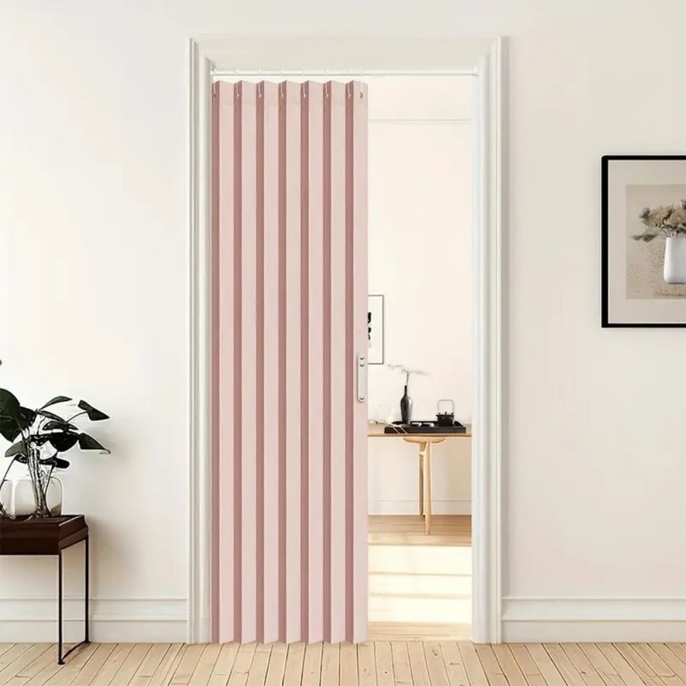 Thick Folding Door Curtain Waterproof Closet Curtain Partition Curtain Bath Curtain Bedroom
