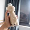 Transparent Water Bottles Cat Shaped Beverage PET Bottle  for Milk Tea Coffee Juice