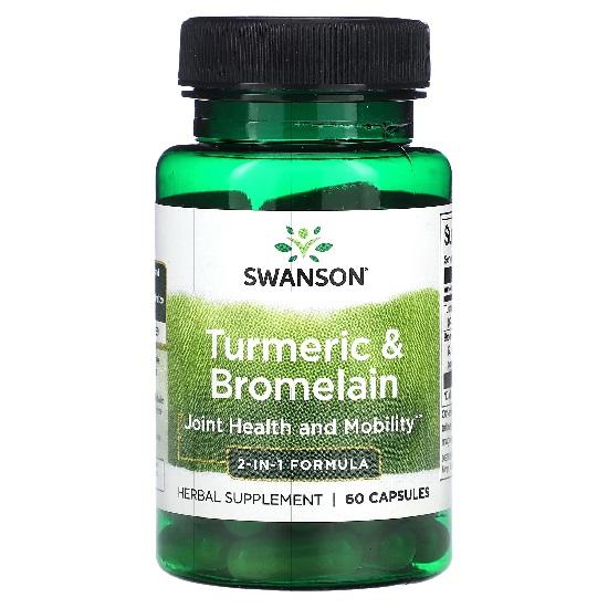 

Turmeric & Bromelain, 60 Capsules