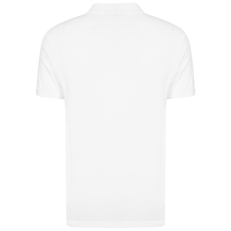 Calvin Klein Minimalist Letter Print Breathable Short Sleeve Polo Shirt Men tops White J322253YAF