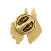 Schnauzer II - gold-plated pin brooch, elegant dog ornament, unique pin by Art-Dog brand