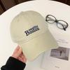 Fashion Hat Adult Korean Fashion Alphabet Cap Casual Versatile Solid Color Embroidery Sunscreen Outdoor Shade Baseball Cap Hat