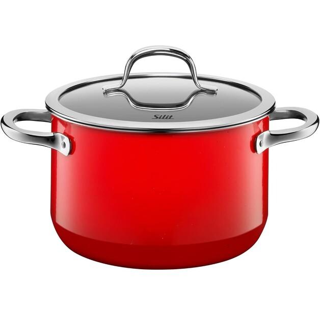 

Кастрюля WMF Silit Passion 20см красная 3,7л (21.0229.7062)