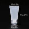 10Pcs 15Ml-100Ml Empty Squeeze Containers Pe Lip Gloss Tubes Bottle Sample Bottle Refillable Lip Gloss Cream Tube Diy Container