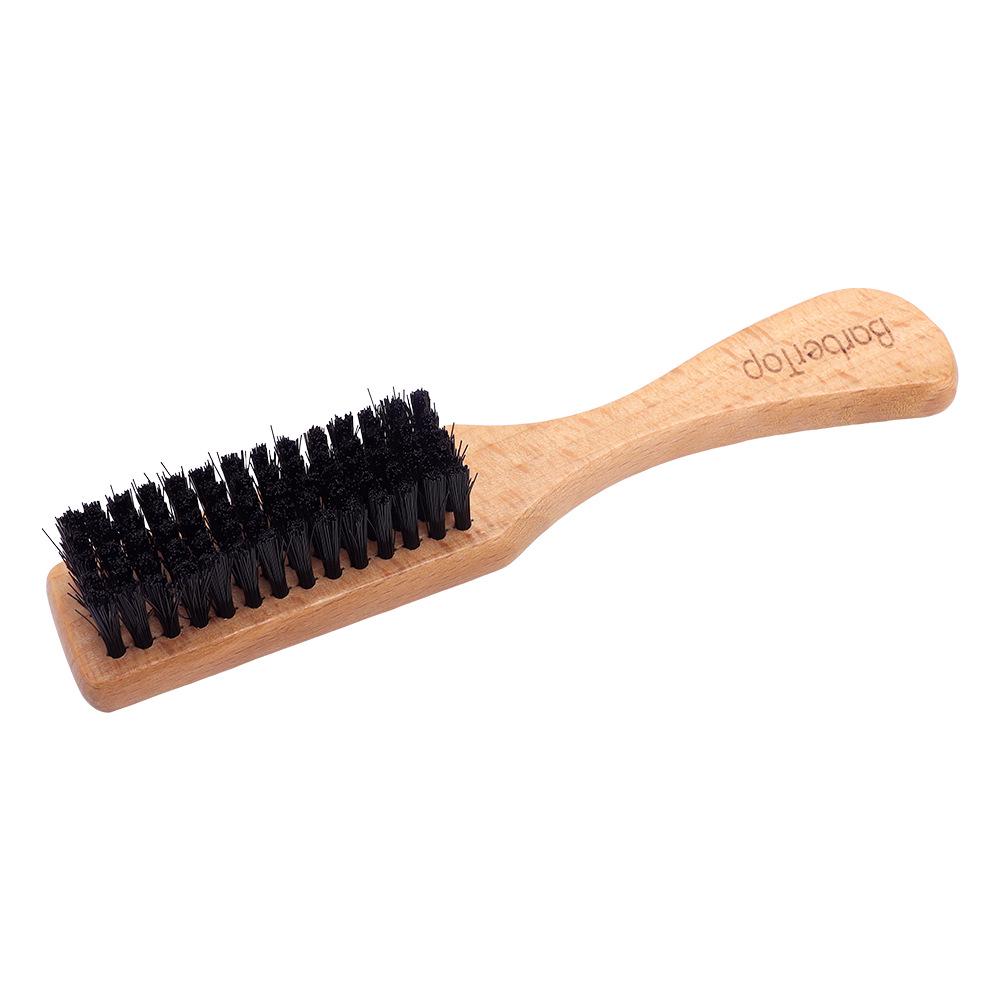 Men's Retro Beard Cleaning Brush - Long Handle, Soft Bristles
