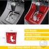 Red Carbon Fiber Whole Interior Stickers For Mazda 3 Axela 2010-2013 Car Accessories Dash Trim Gear Shift Console Cover Molding SW8