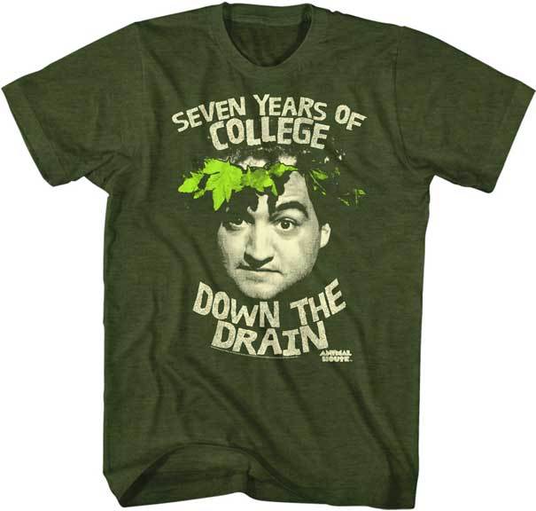 Animal House Seven Years Of College Down The Drain Men s T Shirt Classic Movie Unisex T-Shirt L