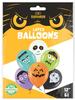 Balon Halloween 12Cali 6Szt.