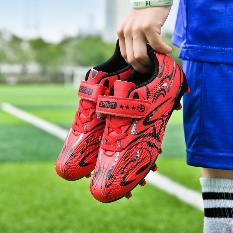 30-38 Dětská fotbalová obuv Mládež Nehty Pevná kouzelná hůl Kopačky Tréninkové Dětské kopačky