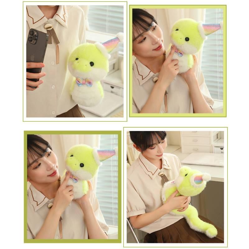 Birthday Snake Hat Animal Plush Toy Cartoon Stuffed Doll Room Gift Decoration