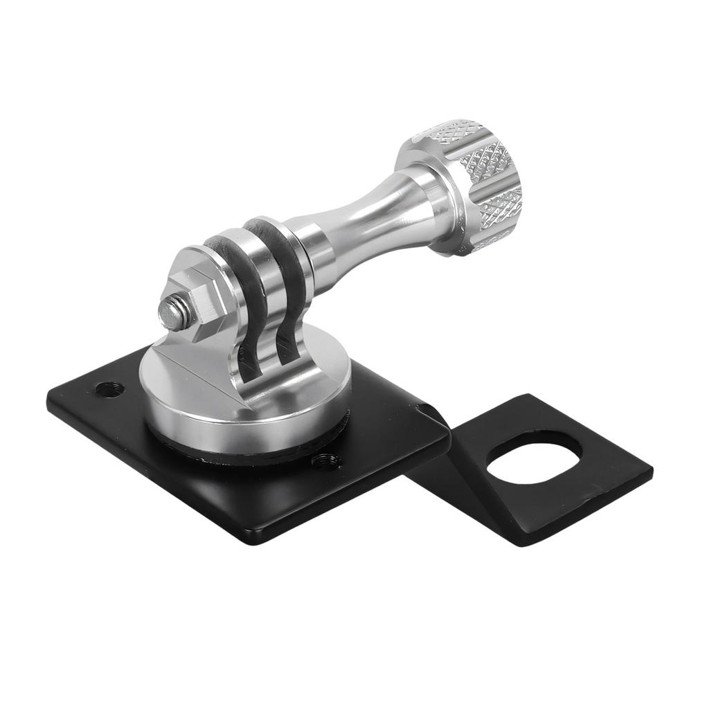 Motorcycle Action Camera Mount Aluminum Body And Secure Attachment Mechanism For First Person View Recording