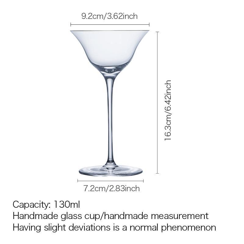CRISON CT2201 Japanese Style Crystal Glass Cocktail Glass Martini Glass Manhattan Mixology