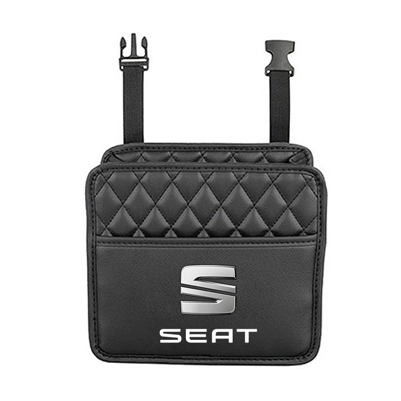 

Car Multi-function Storage Bag Automobile Seat Back Storage Pocket for Seat Alhambra MK3 Leon FR Altea Ibiza Toledo Cordoba Arona Ateca чёрный