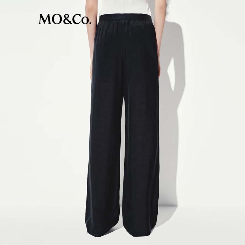 MO&Co. Women's High-Waist Wide-Leg Pants MBE2PAT011