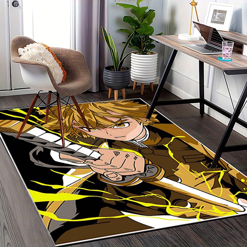 1pc Golden Retriever Anime Cartoon Design Office Chair Mat Non-Slip Carpet for Home Decor, Suitable for All Seasons, Perfect Gift for Anime Lovers.Q07