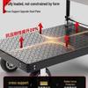 Silent Steel Plate Folding Hand Truck Portable Flatbed Trolley